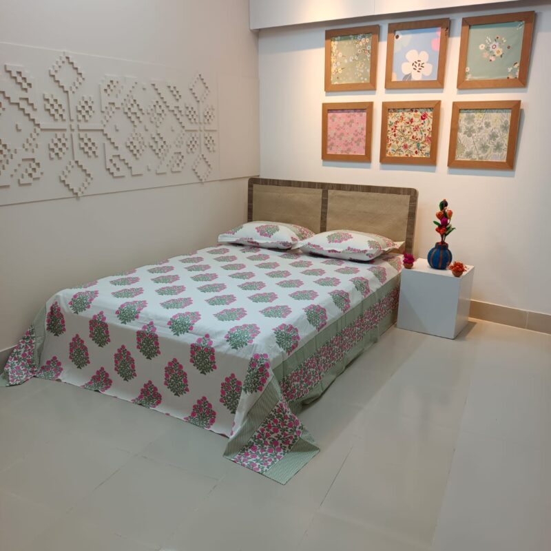 ORTHA EXCLUSIVE COTTON KING SIZE BEDSHEET – 3 PECS SET - Image 5