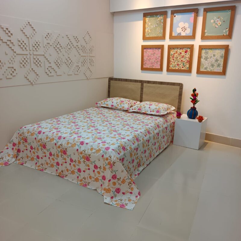 ORTHA EXCLUSIVE COTTON KING SIZE BEDSHEET – 3 PECS SET - Image 5