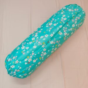 Side Pillow Cover – Mixed Cotton – Long 40 Inch- Round 34 Inch – Paste