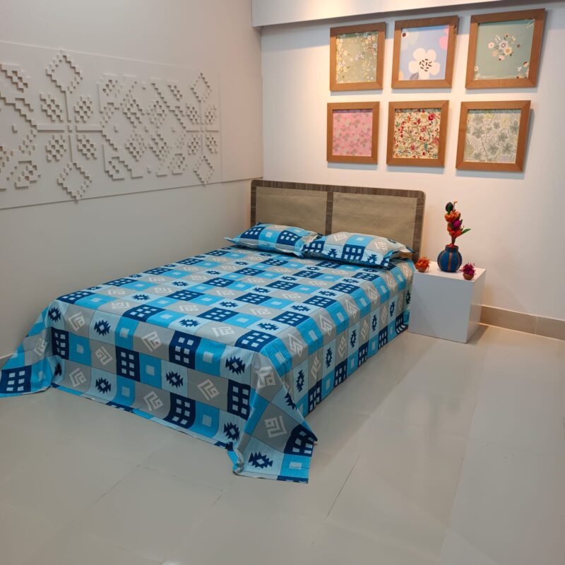 ORTHA EXCLUSIVE COTTON KING SIZE BEDSHEET - 3 PECS SET - Image 6