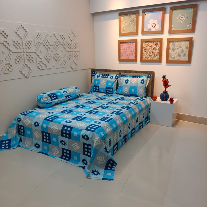 ORTHA EXCLUSIVE COTTON KING SIZE BEDSHEET - 3 PECS SET - Image 5