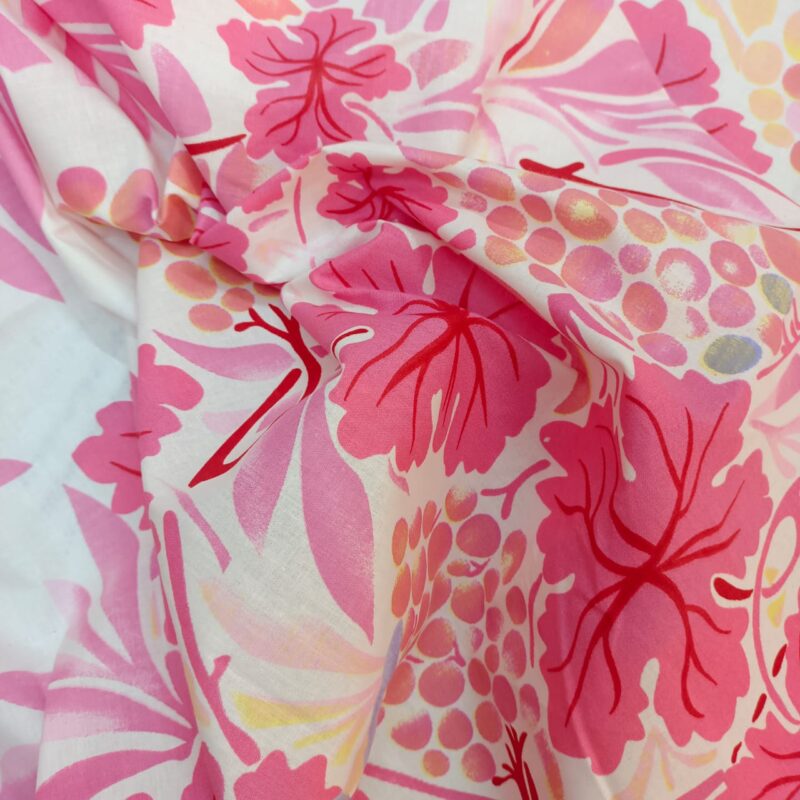 ORTHA EXPORT QUALITY PERCALE COTTON KING SIZE DOUBLE BEDSHEET – 3 PECS SET – PARROT PINK - Image 6