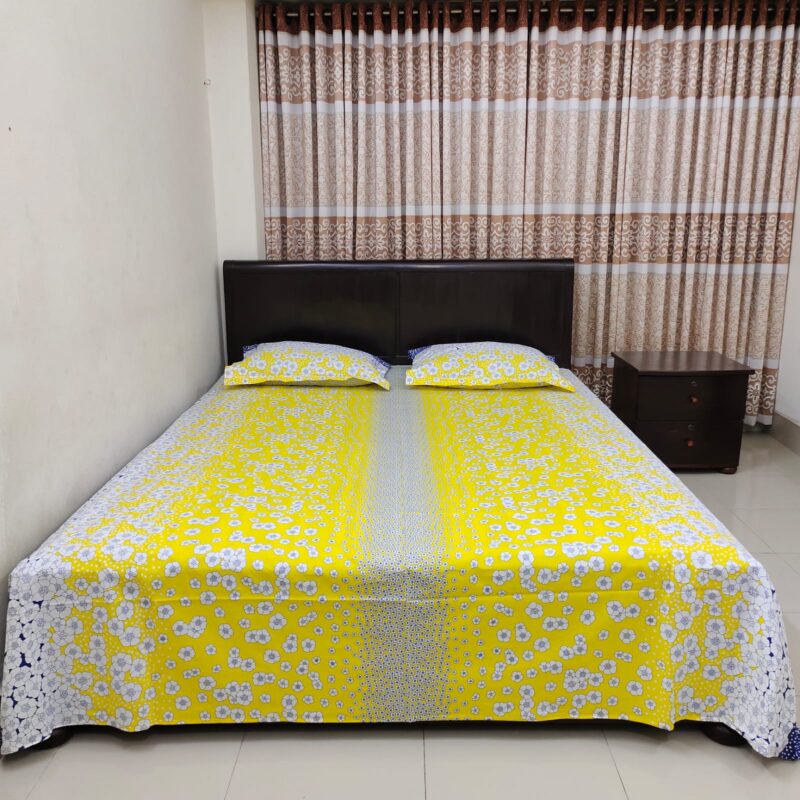 ORTHA EXCLUSIVE COTTON KING SIZE BEDSHEET – 3 PECS SET - Image 3