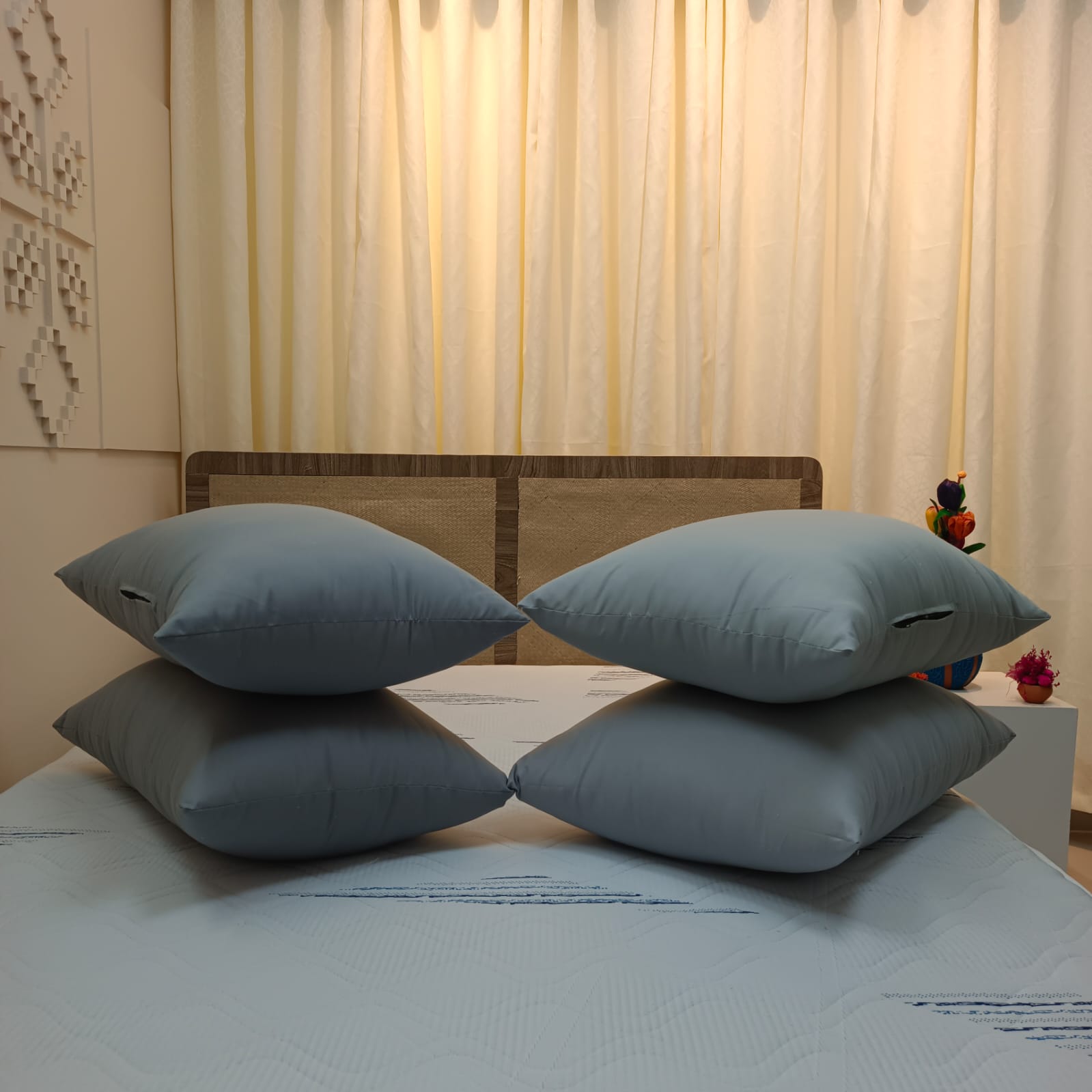 100% Organic Shimul Tola Ortha Pillow (18/26 Inch) – Random Colour – 4 Pecs