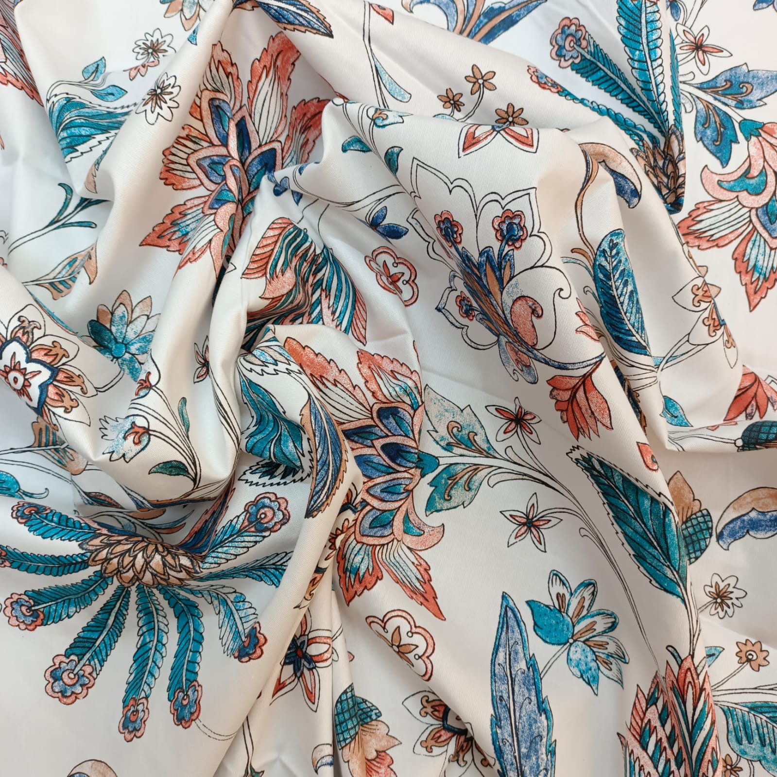 ORTHA EXPORT QUALITY SATIN COTTON KING SIZE DOUBLE BEDSHEET – 3 PECS SET – ADMIRAL WHITE - Image 7