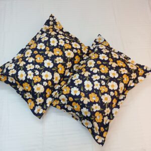 Head Pillow Cover – Twill Cotton – Long 24 Inch- Wide 18 Inch – 2 Pecs - Cosmos Blue