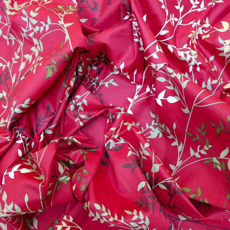 30/30 Count Luxury Exclusive Ortha Bedsheet – King Size – 3 Pecs Set – Maroon Lota - Image 4