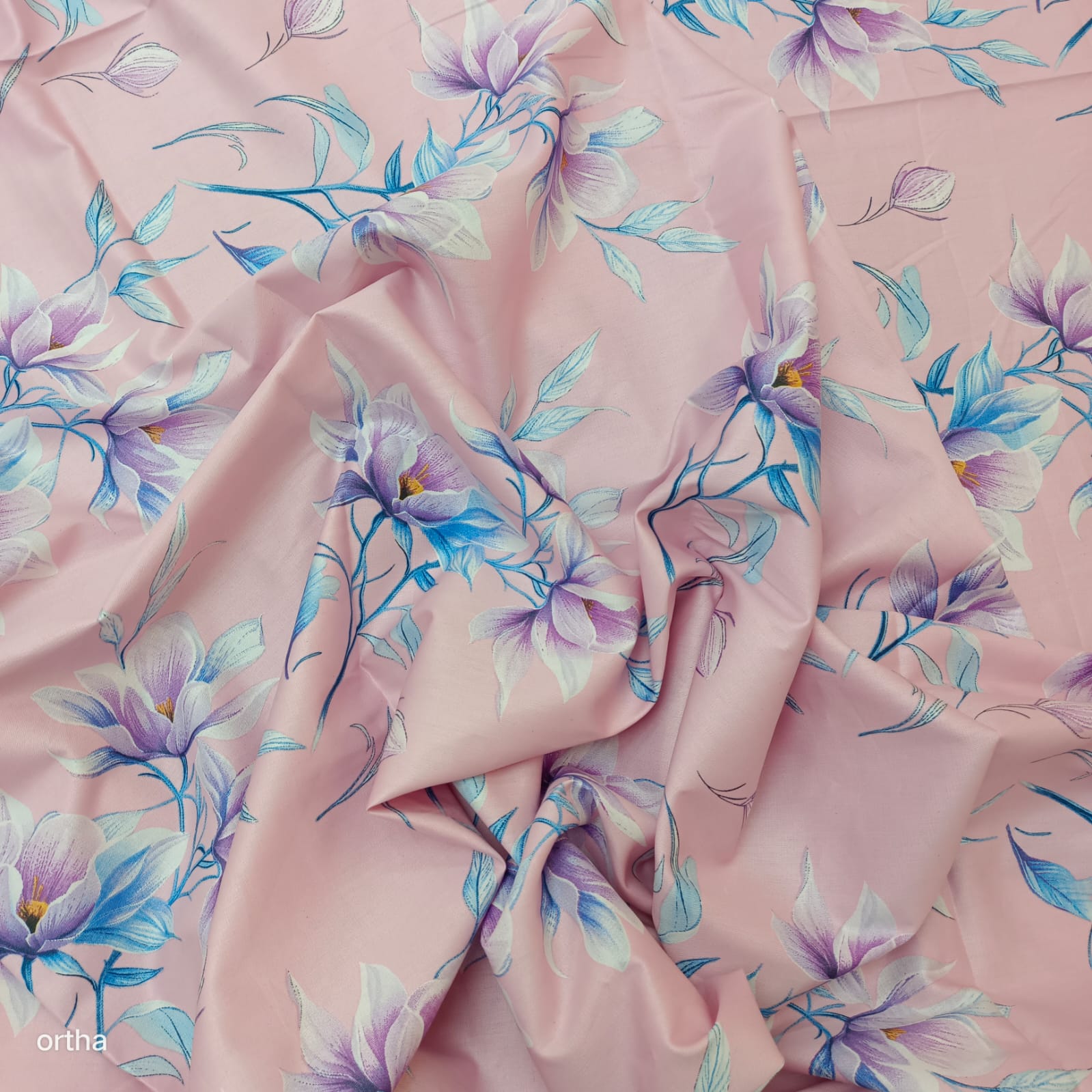 Luxury Twill Cotton Ortha Bedsheet – King Size – 3Pecs – Lux Lavender - Image 8