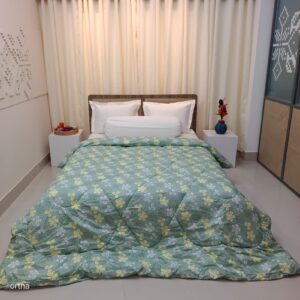 Export Quality King Size Ortha Exclusive Comforter (85 X 90 Inch) – Olive Star