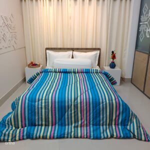 Premium Quality King Size Ortha Exclusive Comforter (85 X 90 Inch) – Stripe