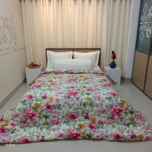 Premium Quality King Size Ortha Exclusive Comforter (85 X 90 Inch) – Forest Rose