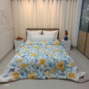 Export Quality King Size Ortha Exclusive Comforter (85 X 90 Inch) – Flora Forest