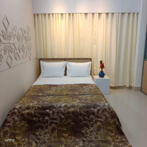 Finest Quality King Size Ortha Luxury Comforter Cover – Zipper System – 85*95 Inch – Golden Brown