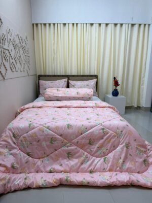 Export Quality King Size Ortha Exclusive Comforter (85 X 90 Inch) – Cool Pink