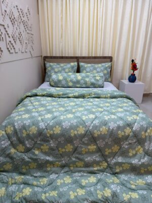 Export Quality King Size Ortha Exclusive Comforter (85 X 90 Inch) – Olive Star