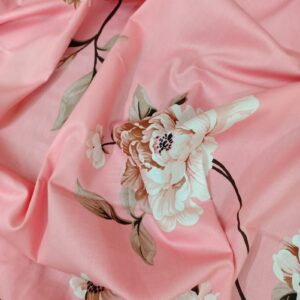 Luxury Twill Cotton Ortha Bedsheet – King Size – 4Pecs Set – Lota Pink