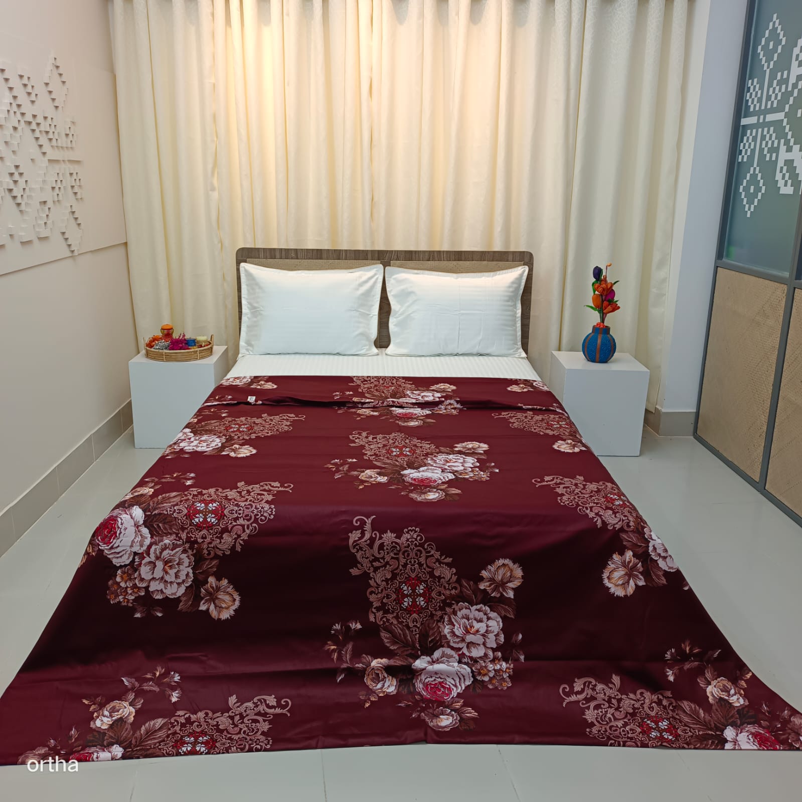 Finest Quality King Size Ortha Luxury Comforter Cover – Zipper System – 85*90 Inch – Best Selling