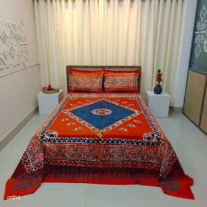 Ortha Designer Collection – 3 Pecs Set – Mom Batik – Pastel Orange