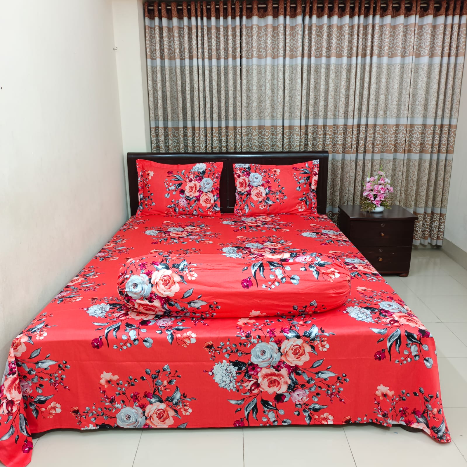 5 Pecs King Size Ortha Luxury Couple Comforter Set (P Misti) - Image 2