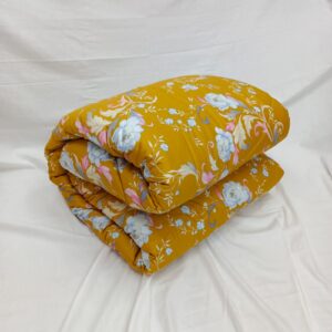 Finest Quality King Size Ortha Luxury Comforter (7 X 7.5 Feet) – Feather Touch Padding – Royel Mustered