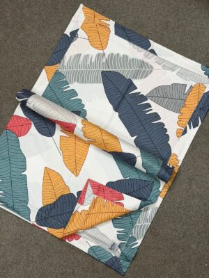 Head Pillow Cover – Twill Cotton – Long 24 Inch- Wide 18 Inch – 2 Pecs – Kalapata White