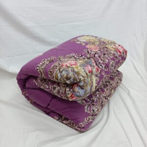 Finest Quality King Size Ortha Luxury Comforter (7 X 7.5 Feet) – Feather Touch Padding – New Purple Box