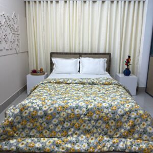 King Size Ortha Comforter (84 X 80 Inch) – Mixed Cotton – Cosmos – Shawl Free